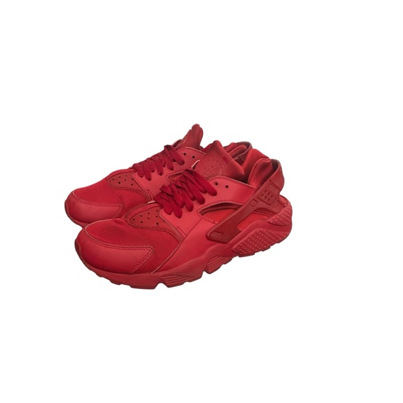 Nike Men’s Air Huarache Run 318429-660 Red Sneakers Size 9.5 - Picture 2 of 12